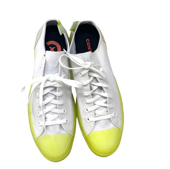 💖MEGA SALE💖Converse Chuck Taylor AS CK Low Top White Yellow 170994C Men's - Picture 7 of 10